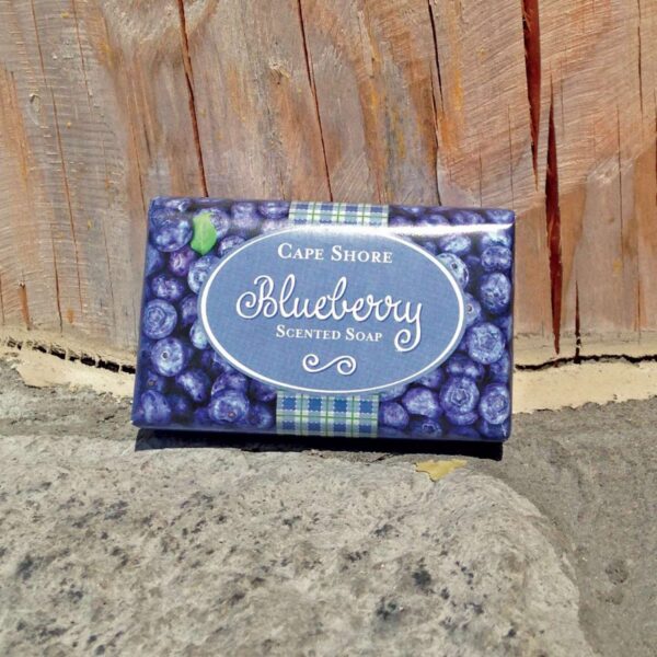 Blueberry scented bar soap.