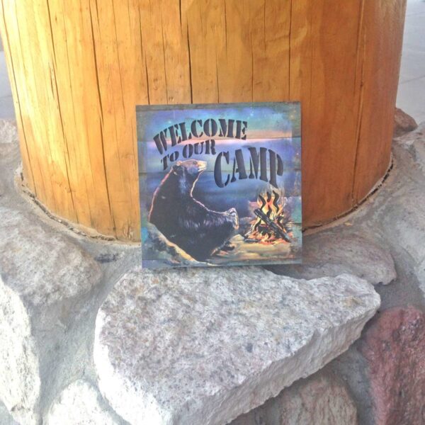 Welcome Cabin LED Sign