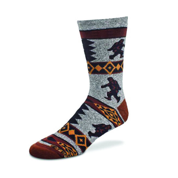 Bigfoot on a sock.