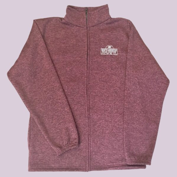 Maroon Full Zip Jacket